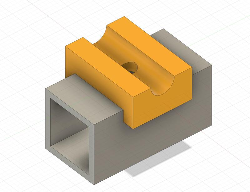 Yagi antenna element holder