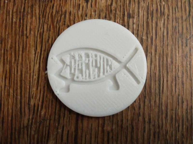 Darwin Fish Coin
