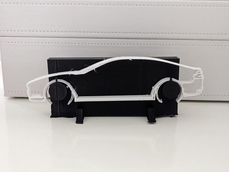 Aston Martin Rapide Outline Sideview Display
