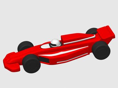 Toy Formula 1 car 