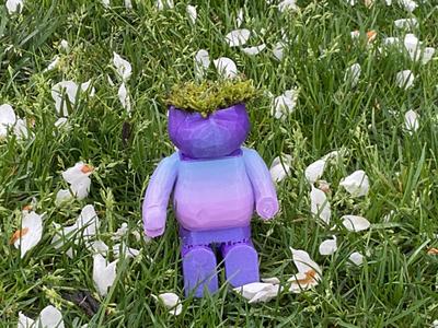 Bear brick planter