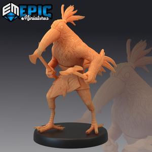 Bird Folk Toucan Berserker / Exotic Birdfolk Race / Jungle Hunter