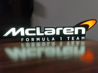 Mclaren Formula 1 Team LED Light Box