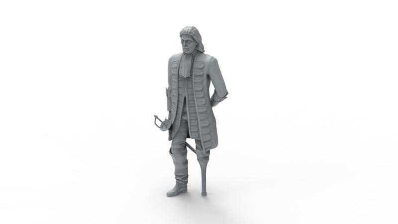 Blas de Lezo miniature.