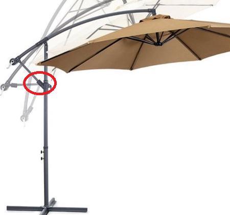 Patio umbrella, beach umbrella, hang parasol fix 