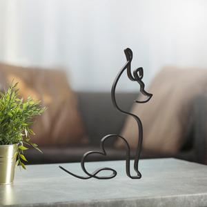Dog Line Art, Modern, Minimalist