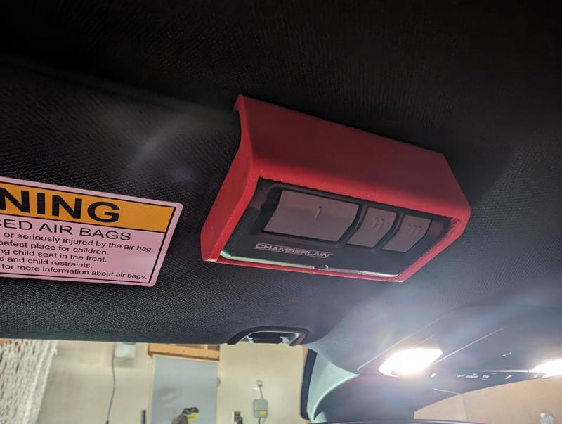 Chamberlain Garage Door Opener Visor Holder