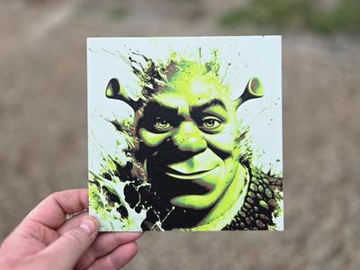 Graffiti Shrek Hueforge