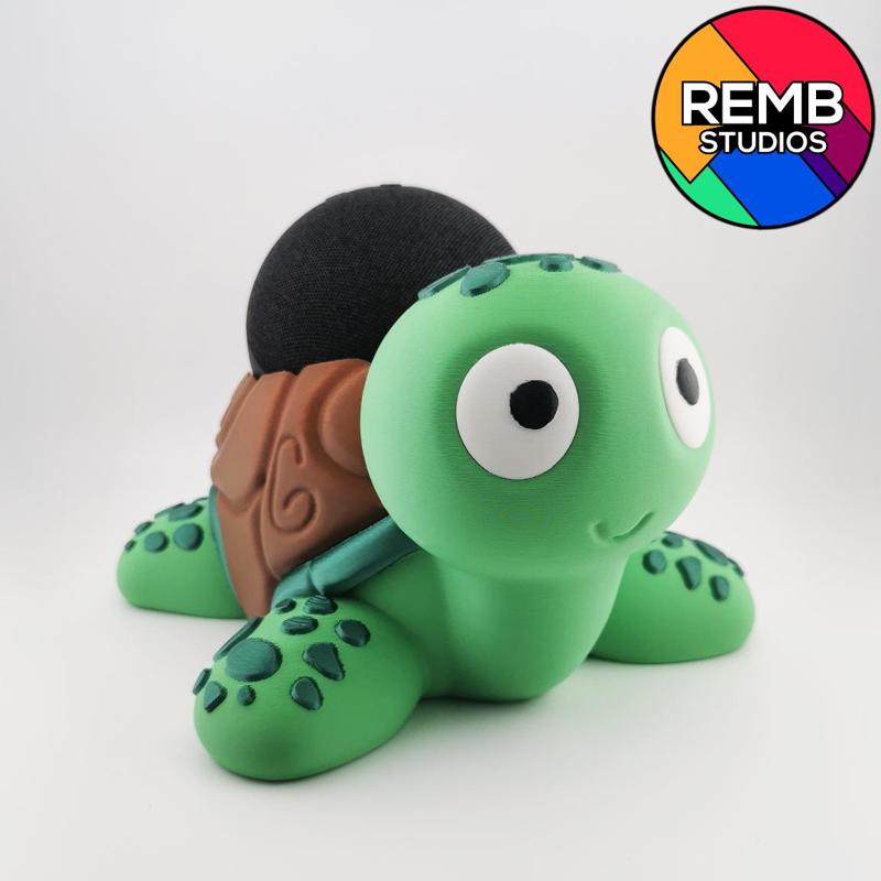 Alexa Turtle for Echo Dot (4th Generation) Print-in-place