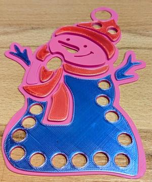 Snowman 3 Floss Organizer