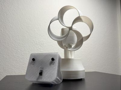 Cyberbricks-powered desktop fan