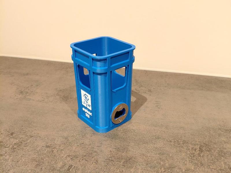 Single-Bottle Beer Carrier with Opener