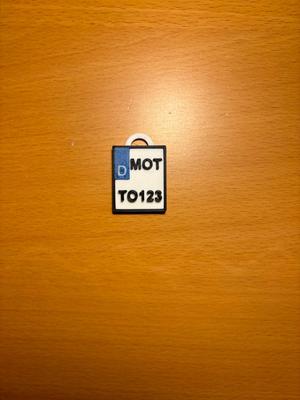 Motorrad Nummernschild