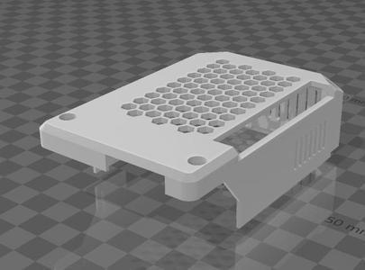 Modified PI5 case lid with GPIO and cable routing