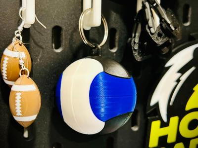 Soccer/Volleyball Keychain | Premium | Assembly