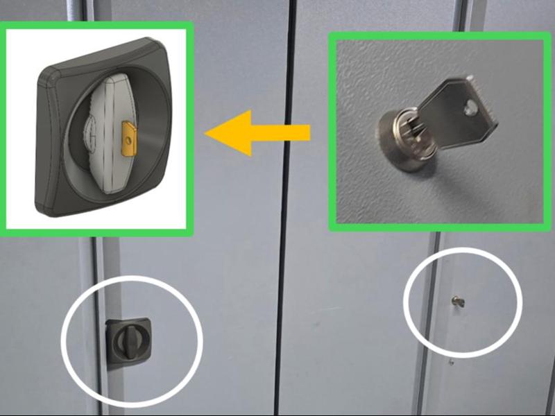 Universal Euro Locks Key to Panel Lock