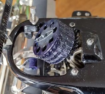 Blickensderfer typewriter typewheel 407 Small Roman