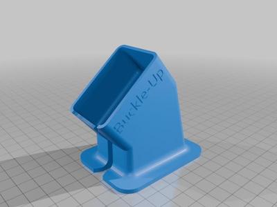 Buckle-Up Seat Belt Buckle Holder