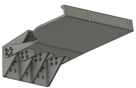 Simlab GT1 Evo - Wheel Deck Brace (and optional Keyboard Tray)
