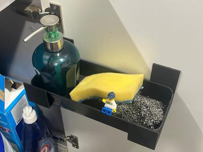 Scrubber tray hanger