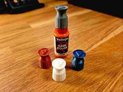 Vallejo 18ml Paint Replacement Cap with Swatch Top