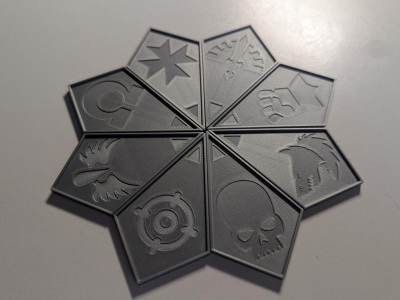40K Space Marines Oath of Moment markers
