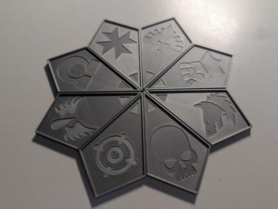 40K Space Marines Oath of Moment markers