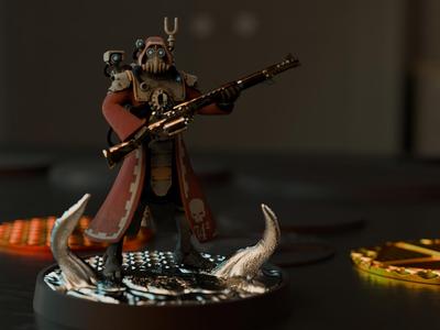 Miniature Sculpted Bases - Tech 40k