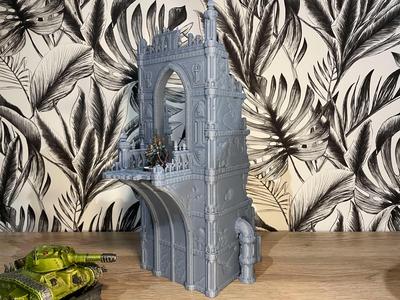 Wargame terrain Melassa Tower Imperial ruins