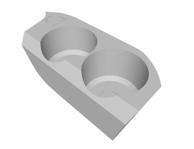 Skoda Octavia 1 cup holder for 2 500ml cans