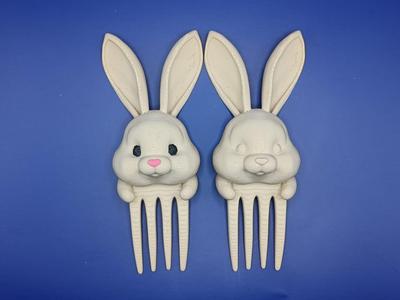 Easter Bunny Hair Comb