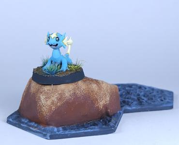 Tuxemon cute light axolotl - Axylightl