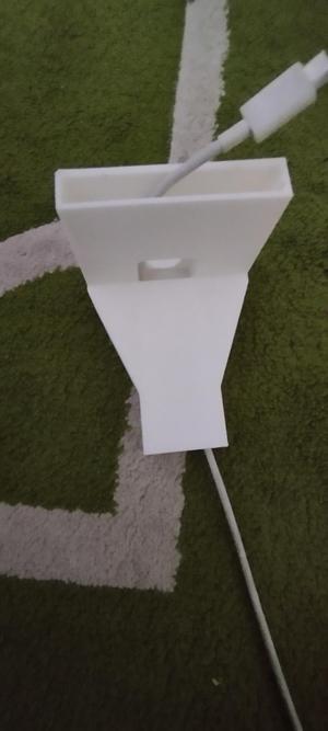 Phone stand with charging option.