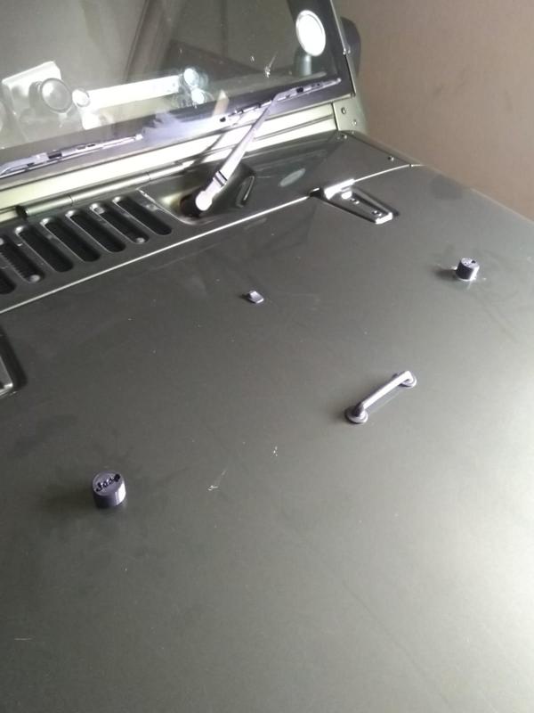 Jeep Wrangler Hood Stopper Replacement - Ornamental