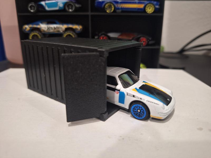 Shipping Container One side door HotWheels 1/64