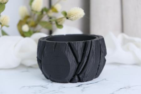 Rustic Log Candle Holder for Cozy Decor