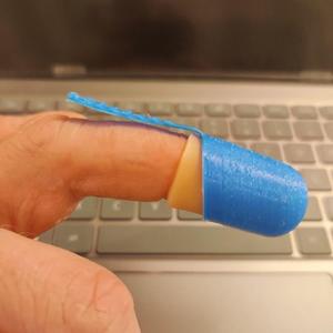 Fingernail Guard/Thimble (for jiu jitsu or other athletics)