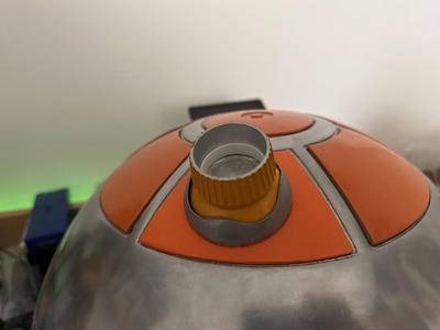 Holoprojector lens retaining ring