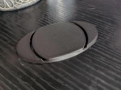 50mm to 75x42mm Oval Base Adapter