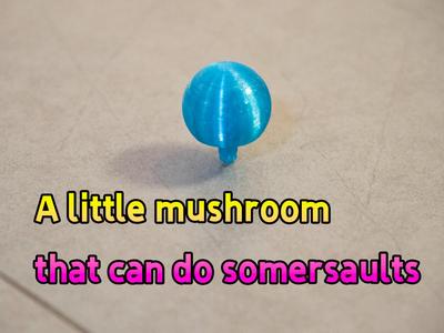 Acrophobic Mushroom Flip Gyro Fidget Toy