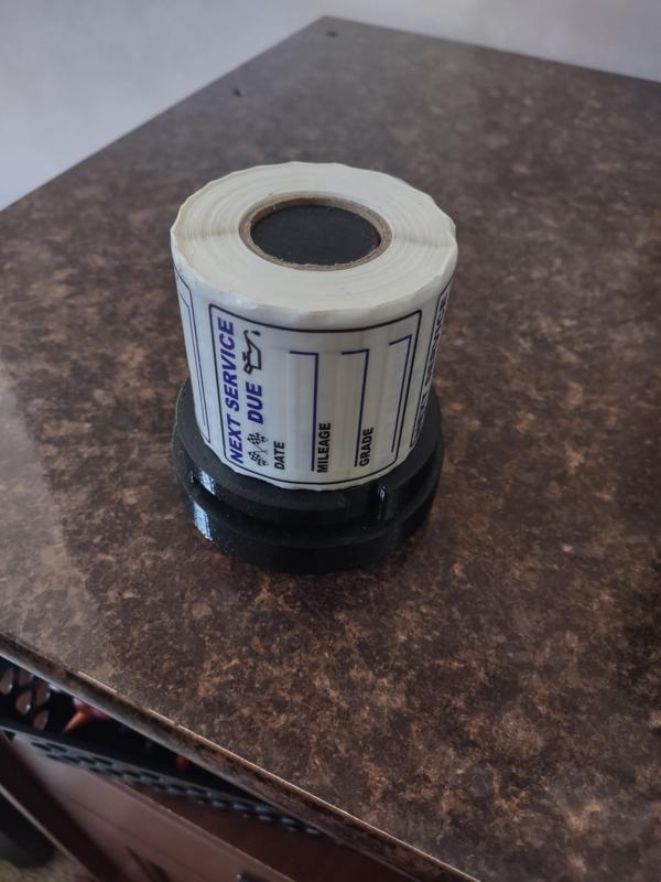 Oil Change Label Container