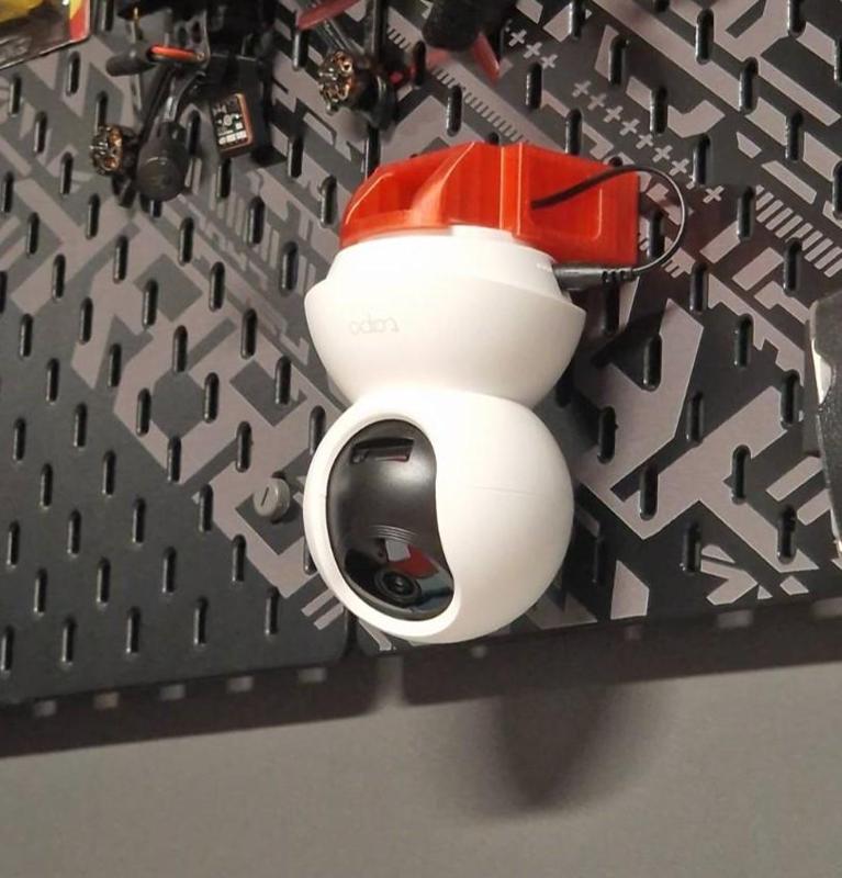 Ikea Skadis camera mount for Tapo C200 C210 security cameras