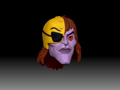 Admiral Scurvy Head MOTU Classics
