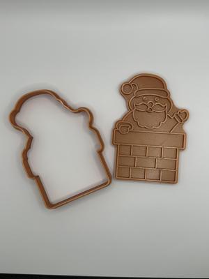 Christmas Santa Claus cookie cutter / stamp