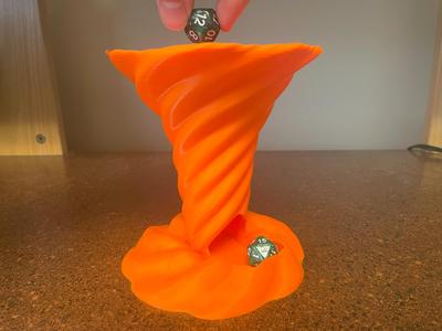 Fire Tornado Dice Tower