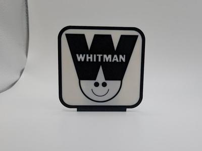 Whitman Logo Coaster