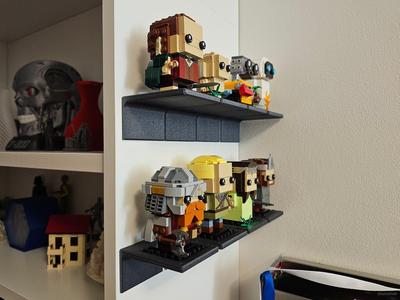 Simple Wall Mount for LEGO Brickheadz