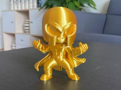 Magneto with helmet Chibi style