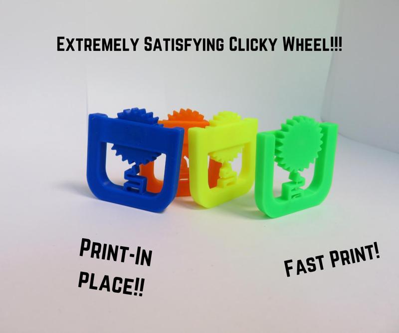 Extremely Satisfying Fidget Clicker Wheel