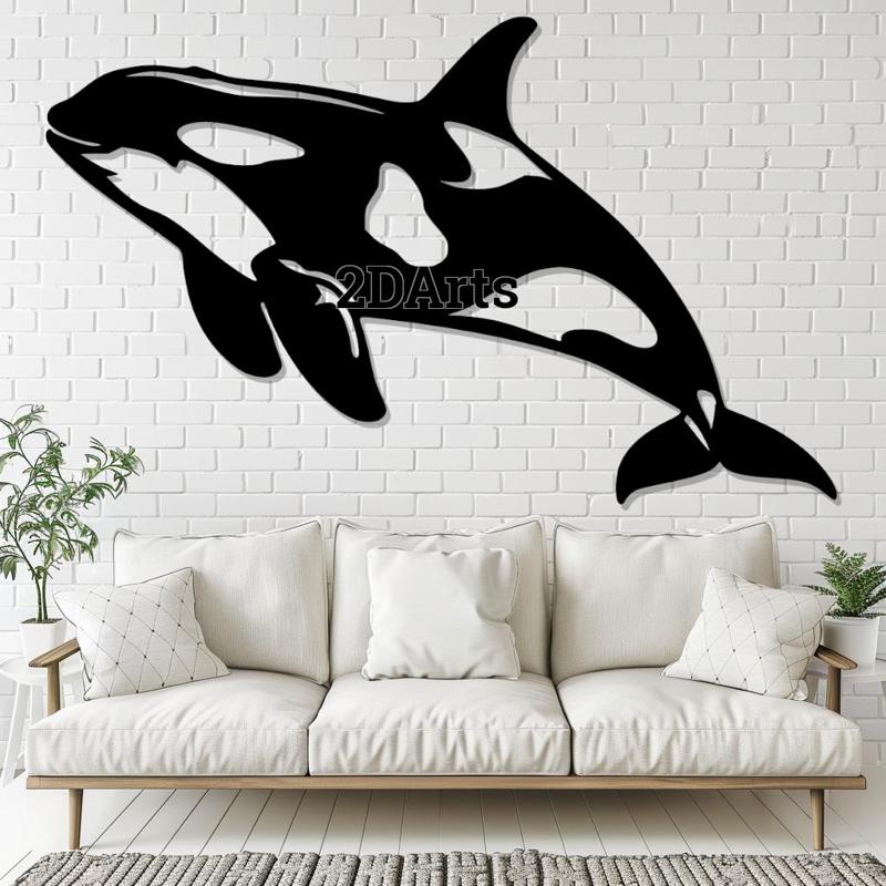 Orca 2D Wall Art/Window Art